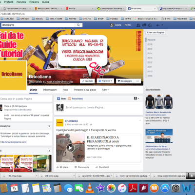 Bricoliamo entra in Facebook