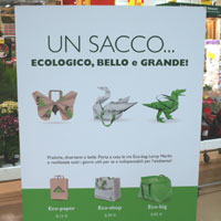 Basta sacchetti di plastica da Leroy Merlin