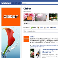 Con Claber il giardino entra in Facebook