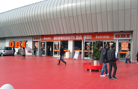 50&deg; negozio OBI in Italia