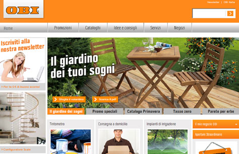 On line il nuovo sito web di OBI