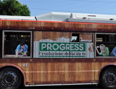 Un autobus di “legno” per Progress