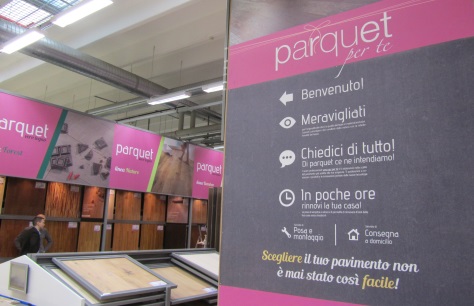 Il parquet nello shop in shop Eurolegno
