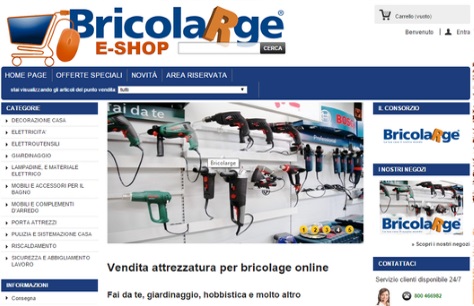 Lo shop on line di Bricolarge