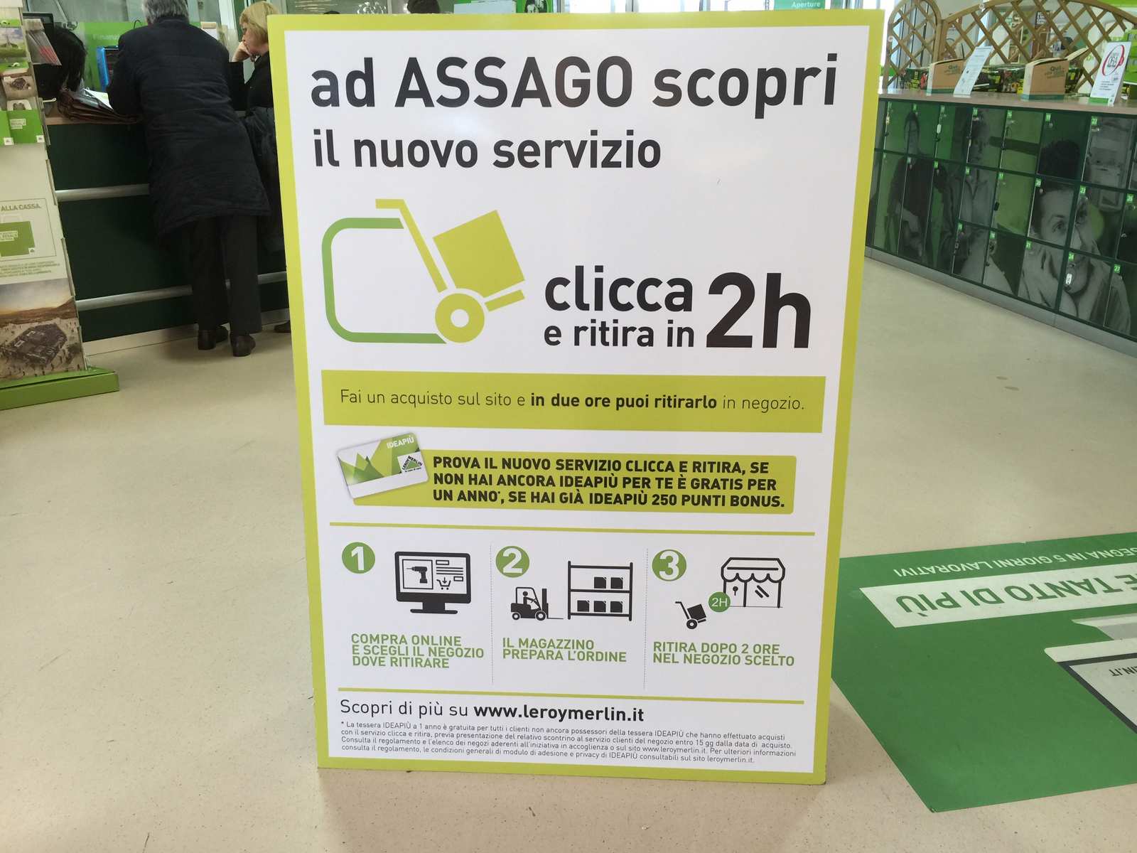 Nuovo Servizio Click&Collect Leroy Merlin