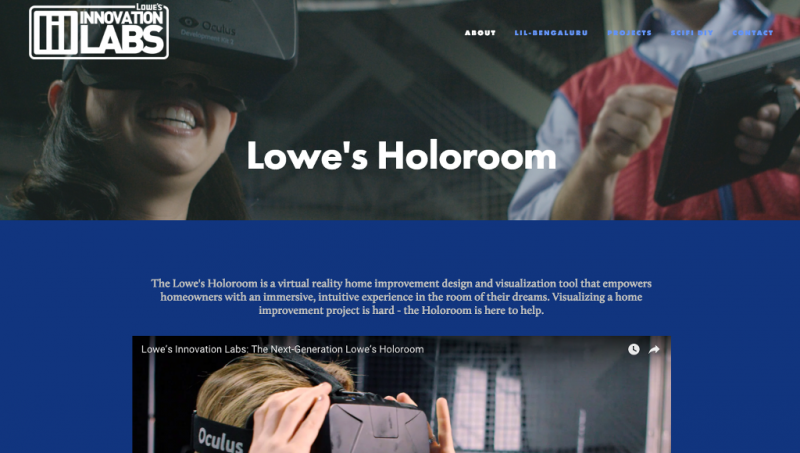 Lowe&rsquo;s. Holoroom alla seconda generazione