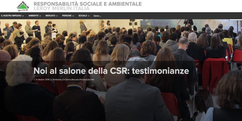 Per gli italiani il cambiamento &egrave; opportunit&agrave;. Anche per Leroy Merlin