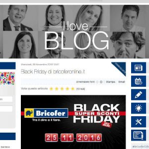 Bricofer è Black Friday