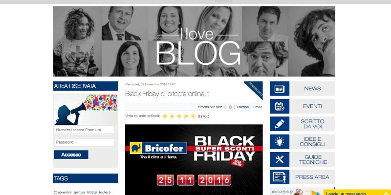 Bricofer &egrave; Black Friday