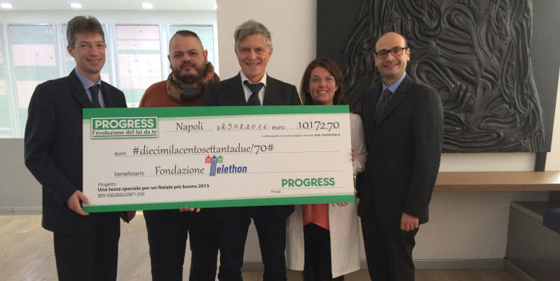 Progress e &ldquo;Una tazza speciale per un Natale pi&ugrave; buono&rdquo;