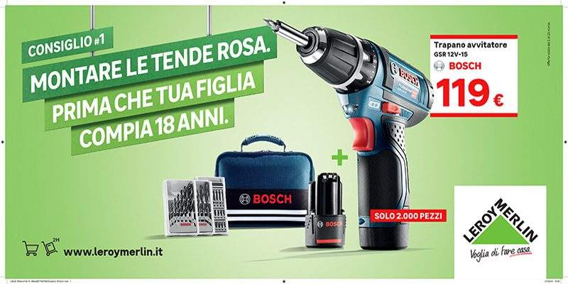 Leroy Merlin torna su stampa, affissioni e&nbsp;digital