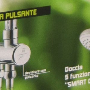 Il comfort di una Doccia a 4 getti…senza calcare