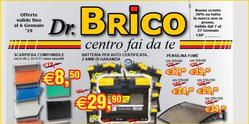 Dr Brico, a new DIY centre (with Evoluzione Brico)