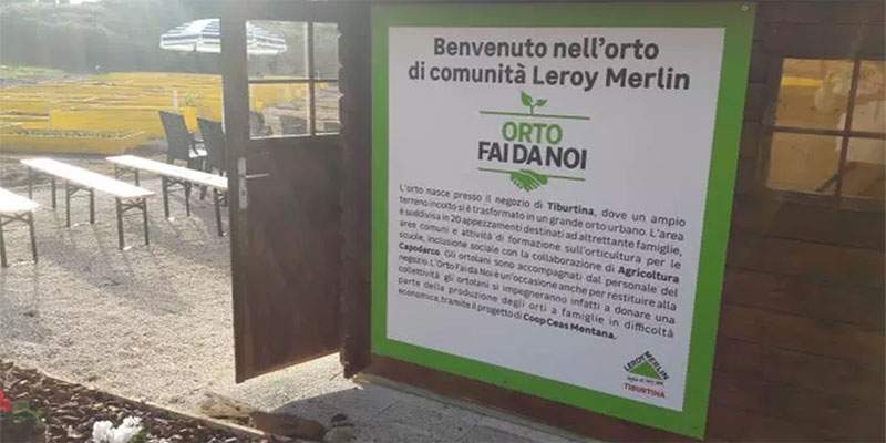 Leroy Merlin and the new “do-it-with-us” garden in Rome’s Tiburtina neighbourhood