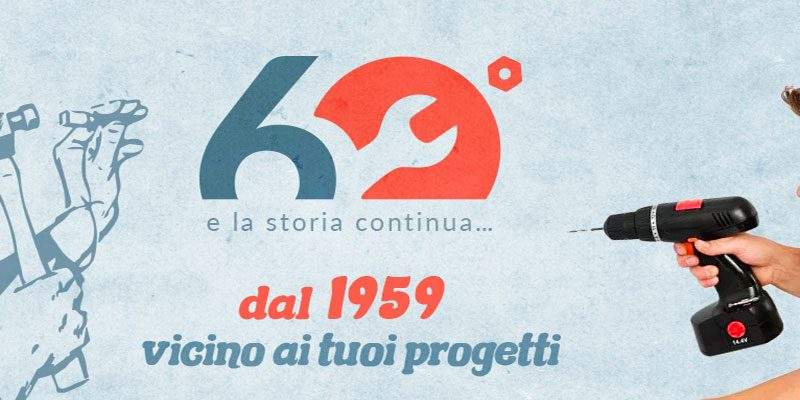 BricoBravo, un logo per il 60&deg; compleanno