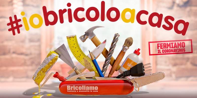 Nasce l&rsquo;hashtag #iobricoloacasa