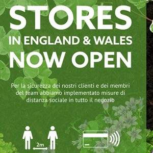 Prime riaperture per i garden center in UK