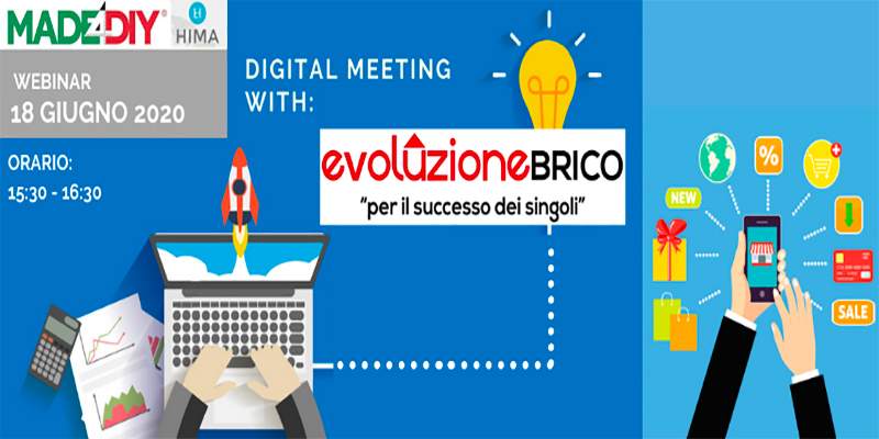 Made4diy, il 18 webinar con Evoluzione Brico