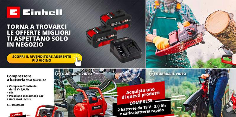 Einhell, un volantino per veri bricoleur
