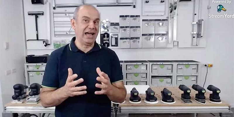 Festool: formazione e informazione, in diretta