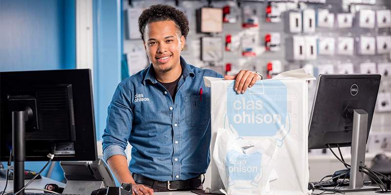 Clas Ohlson, ritiro in negozio in 30 minuti