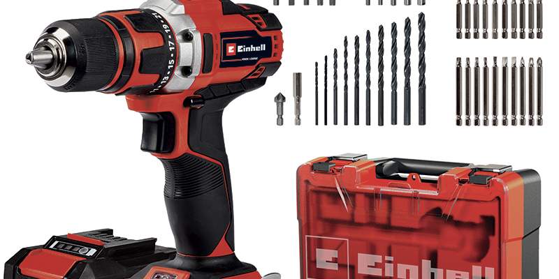 Nuovo set trapano a batteria Einhell