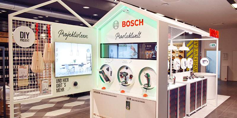 Bosch e Wanzl. Uno shop-in-shop innovativo