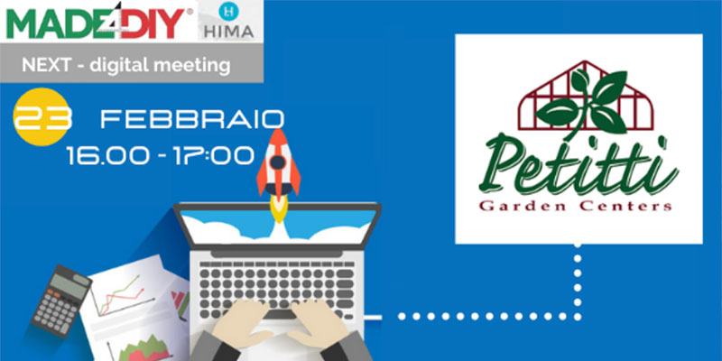 Made4Diy, webinar con Petitti Garden Centers
