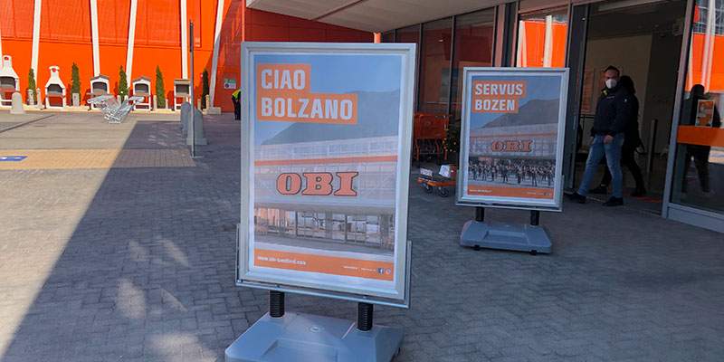 OBI Bolzano. La visita