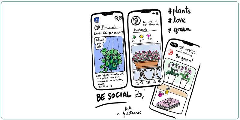 Plastecnic, il giardinaggio via social