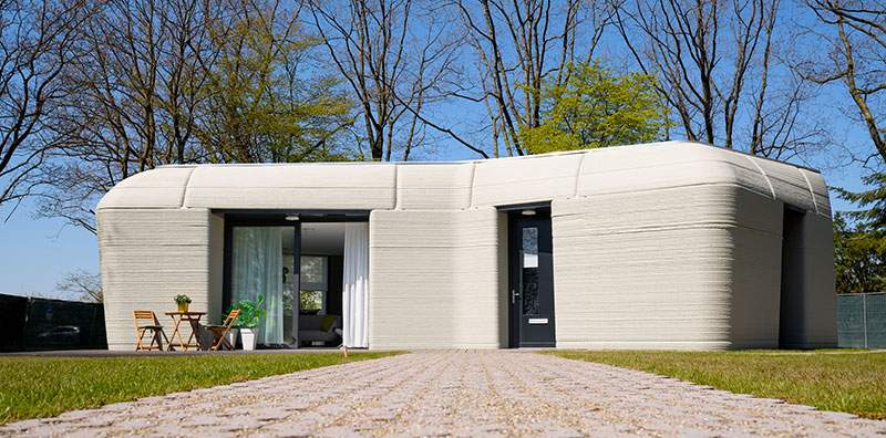 Saint-Gobain, la prima casa in cemento stampato in 3D