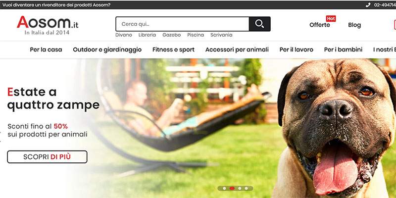 Aosom, buone le vendite nel 2022