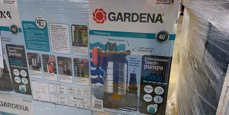 Gardena dona pompe per le zone inondate in Germania