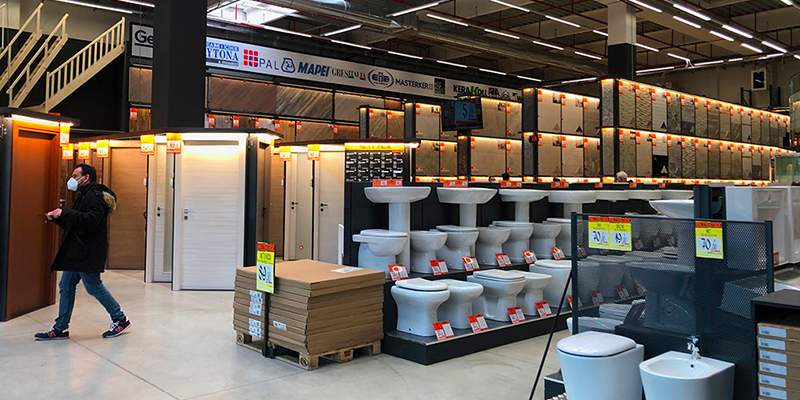 Bricoman, il nuovo showroom amplia il negozio di Segrate (MI)