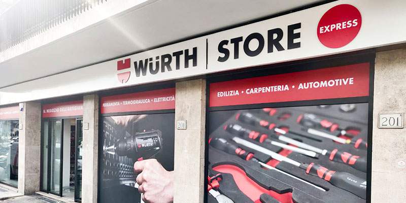 A Roma il 1&deg; W&uuml;rth Store Express