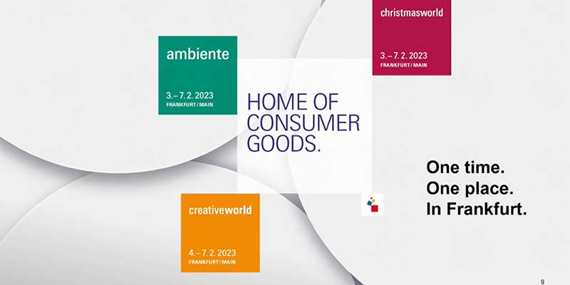Messe Frankfurt, 3 fiere in un unico momento