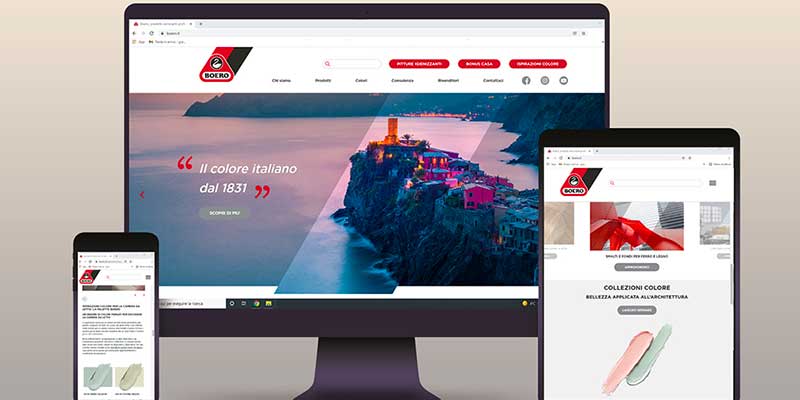 Nuovo sito per Boero
