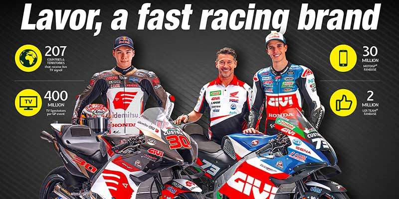 Nel 2022, cresce l&rsquo;impegno di Lavor in MotoGP