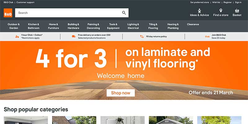 B&Q, alla conquista del marketplace