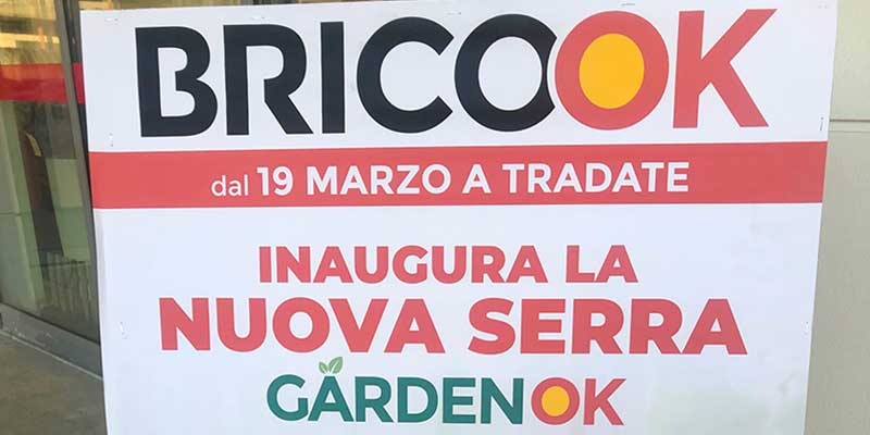 Brico OK, a Tradate la nuova serra. Le foto