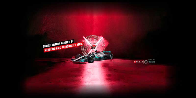 Einhell partner del Team di Mercedes-AMG PETRONAS F1￼