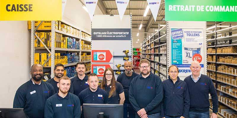 Screwfix apre il primo negozio in Francia
