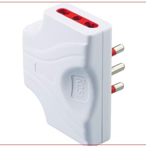 Adattatore triplo Rosi Emilia Extra-piatta