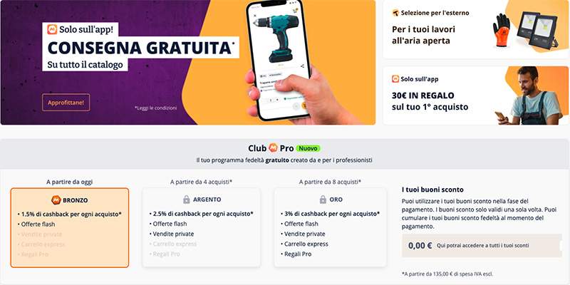 ManoManoPro, i vantaggi del nuovo loyalty program