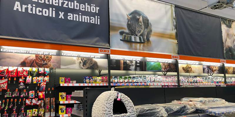 Tra i reparti. Prodotti per animali domestici