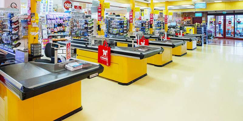 Pavimentazioni in resina per GDO e logistica