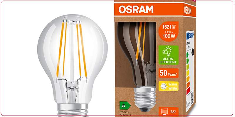 Nuove lampade Led super efficient EEL A Osram