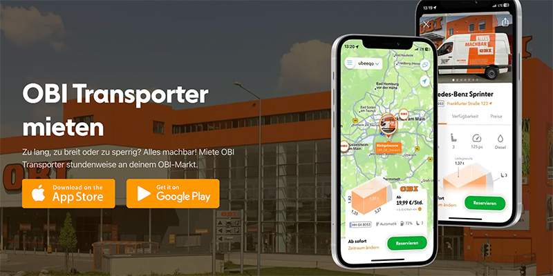 OBI e Europcar, nuovo servizio noleggio per il cliente
