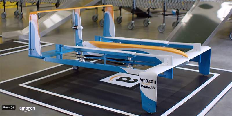 Amazon, in Italia consegne con i droni a fine 2024