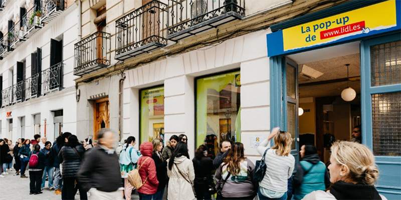 Lidl e le vendite flash nel centro di Madrid